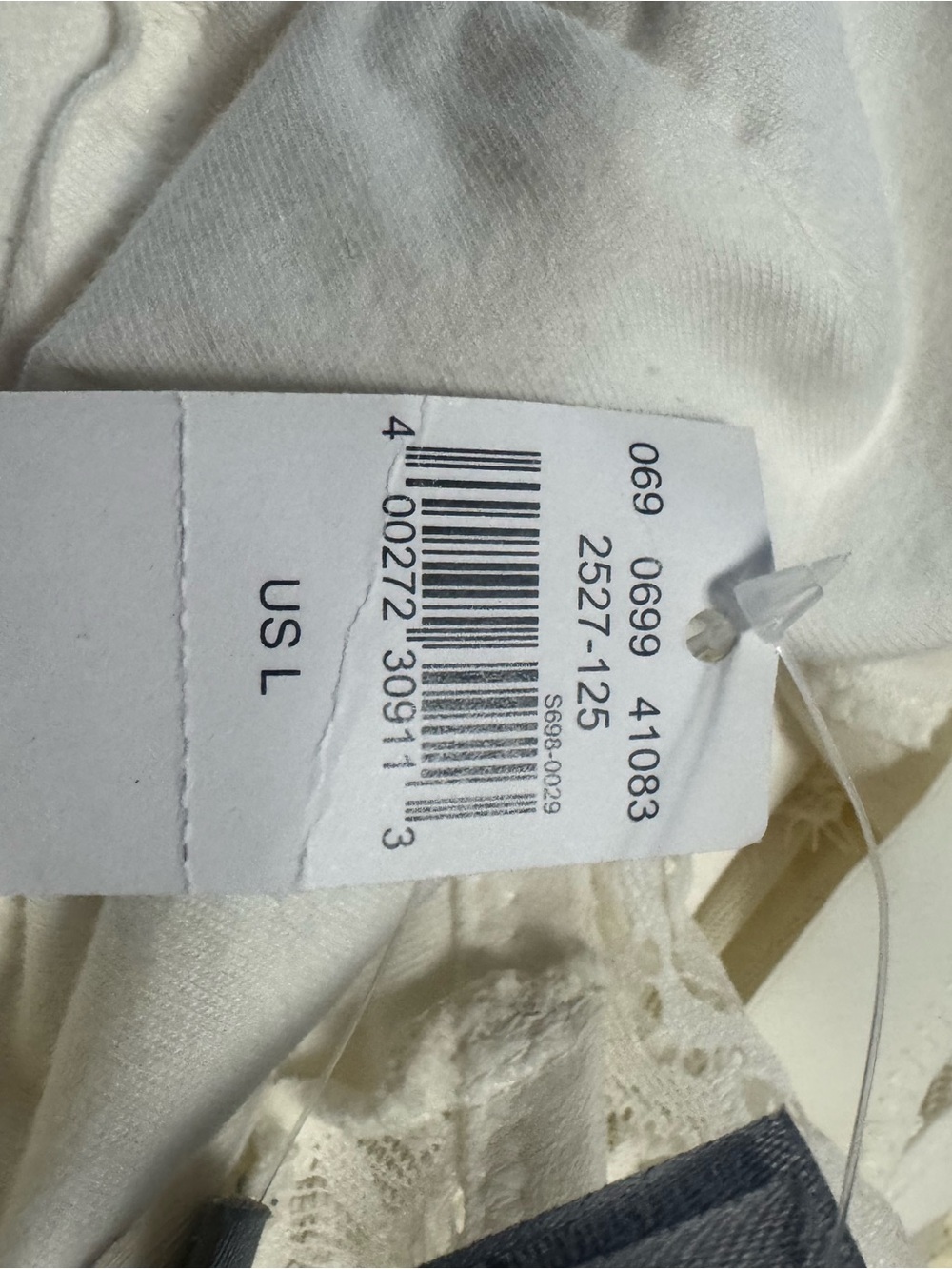 Aerie NWT Cream Lace-Trim Bralette - Picture 5 of 6